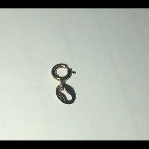 Solid 18k gold spring ring clasp for necklaces and bracelets
